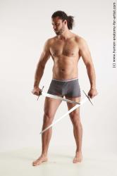 Fighting reference poses Simeon